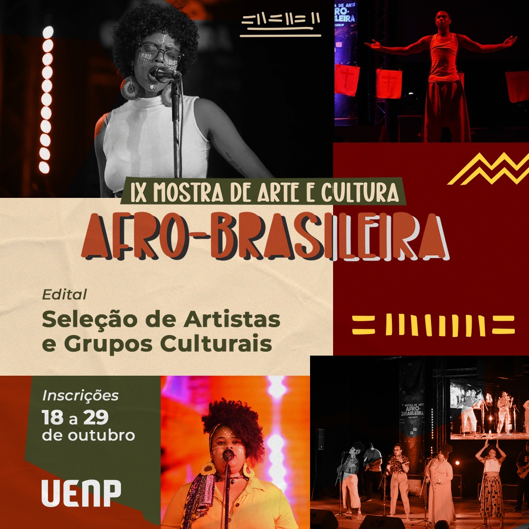 No momento você está vendo Edital: Mostra de Arte e Cultura Afro-brasileira